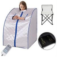ราคา ตู้อบซาวน่าอินฟราเรดแบบพกพา (SMT-011) Portable Far Infrared Sauna with Tourmaline Foot Pad (821912873)