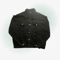 ราคา แจ็กเก็ตยีนส์ สีดำ เสื้อแจ็คเกต (22052703733)