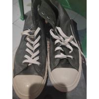 ราคา Converse All star vintage leather Hi green รองเท้าผ้าใบคอนเวริส (23646275395)