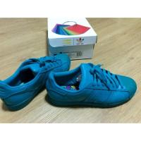 ราคา รองเท้า Adidas Superstar Pharrell Williams สีเขียว น้ำทะเล (1698490975)