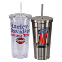 ราคา ชุดแก้ว Harley-Davidson® Racing Tumbler Set, Double-Wall Stainless Steel- 16 oz. & 18 oz. # HDL-18618 (41306538130)
