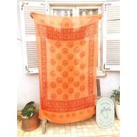 ราคา [ ภาพจริง ] ผ ้ าขนหนูทอมือ Om / พรม 100 % ( ผ ้ าขนหนู ) - นําเข ้ าจากอินเดีย (25332941935)