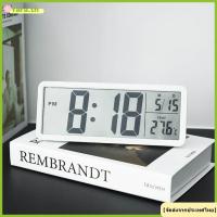 ราคา FARA นาฬิกาแขวนอิเล็กทรอนิกส์, นาฬิกา LED ดิจิตอลอเนกประสงค์ติดผนัง, นาฬิกาตั้งโต๊ะแสดงปฏิทิน DST 12/24H (43406211232)