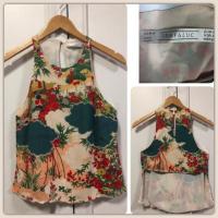 ราคา Zara Trafaluc เสื้อกล้ามแฟชั่น ⭐️มือ 2 สภาพใหม่ของแท้ ⭐️ผลิตโมร๊อคโค (5631658819)