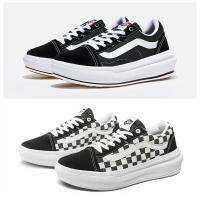 ราคา ♞,♘,♙แท้%Vans Old Skool Overt CC แพลตฟอร์มตาหมากรุกสีดําและสีขาวรองเท้าผ้าใบสูง yu (29778929558)
