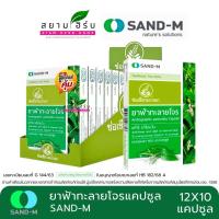ราคา [1กล่อง120แคปซูล] Sand-M ฟ้าทะลายโจรแคปซูล ตรา ช่อเขียวมะกอก 10x12 แคปซูล (29539816910)