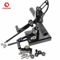 ราคา FOR Ducati STREETFIGHTER 848 1100 CNC Aluminum Adjustable Motorcycle Rearset Rear Set Foot Pegs Ped (48452481313)