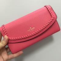 ราคา ของแท้!! พร้อมส่ง!! KATE SPADE กระเป๋าสตางค์ ใบยาว สีชมพู สวยหวาน (1143011952)