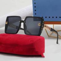 ราคา GUCCIแว่นตากันแดดวินเทจป้องกันรังสียูวีเกาหลีรุ่นแฟชั่นฮิปฮอปแว่นตากันแดดสำหรับผู้ชายและผู้หญิง (25286427775)