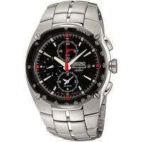 ราคา Seiko Gents Sportura นาฬิกาข้อมือ Black/Silver สายสเเตนเลสรุ่นSNA451P1 (340012552)