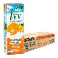 ราคา ไอวี่ นมเปรี้ยว รสส้ม 180 มล.x 48 กล่อง (IVY UHT Drinking Yoghurt Orange 180 ml x 48) (27613968910)