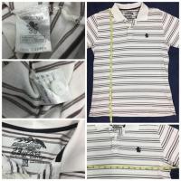ราคา เสื้อโปโลชายมือสอง ลายทาง ไซส์ M เนื้อผ้าดี (1963791499)