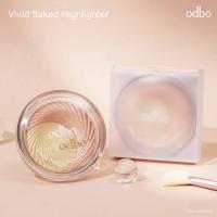 ราคา ไฮไลท์เนื้อโกลด์ฉ่ำวาว กันน้ำเกลื่ยง่าย ติดทน 2 เฉดสีในตลับเดียว ODBO Wighlighter vivid baked OD106 (27517675368)