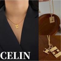 ราคา เซลีน CELINE สร้อยคอ/คลาสสิก/ใหม่/สตรี/ชุดโซ่ (27519951232)