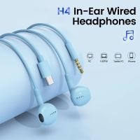 ราคา Type-c/3.5 มม.หูฟังแบบมีสายแฮนด์ฟรีหูฟังชนิดใส่ในหูพร้อมไมโครโฟนหูฟังกีฬาชุดหูฟัง (26678721994)