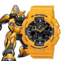 ราคา KK G-Shock JAPAN GA100 Bumblebee นาฬิกาสปอร์ตจอแสดงผลคู่สําหรับผู้ชายกันน้ํากันกระแทก V846 (56251639848)