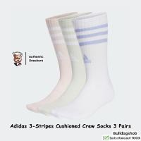 ราคา Adidas ถุงเท้า 3 คู่ 3-Stripes Cushioned Crew Socks 3 Pairs IZ0123 - แท้/ป้ายไทย (54851571990)