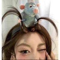 ราคา [มาใหม่พร้อมส่ง]ที่คาดผมหนูเชฟใส่หมวก มีกิ๊บหนีบ น่ารัก ที่คาดผมตุ๊กตาสุดน่ารัก (25269404521)