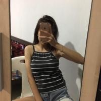 ราคา สายเดี่ยว ลายทาง สายเดี่ยววินเทจ (1243247906)