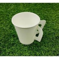 ราคา GC แก้วกระดาษ 6.5oz 8oz [50 ใบ] แก้วกาแฟ มีหูจับ สีขาว ถ้วยปาร์ตี้ แก้วน้ำแบบใช้แล้วทิ้ง Paper Cup (29903069247)