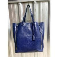 ราคา กระเป๋าสะพาย/ถือ/สีน้ำเงินลายงู/หนังแท้#Breal (18128304029)