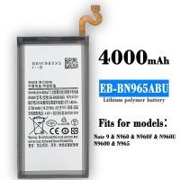 ราคา 100% Original Replacement Battery For Samsung Galaxy Note9 Note 9 N960 SM-N9600 N965แบตเตอรี่แท้ EB-BN965ABU 4000MAh Bat (18083614780)