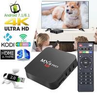 ราคา กล่องแอนดรอยด์ทีวี MXQ Pro 4k Android 11.0 TV Box RK3228 8GB 16GB HD 3D 2.4G WiFi Google Play Youtube Media Player (22625504559)