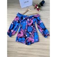 ราคา จั๊มสูทขาสั้นป้ายSomethingSz.S (11748392338)