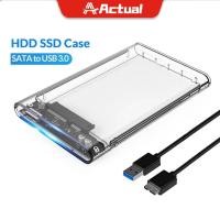 ราคา Actual HDD Case SSD Enclosure 2.5inch ฮาร์ดไดรฟ์ USB 3.0 แบบใส รองรับโปรโตคอล UASP สําหรับ 7-9.5 มม. ขนาด 2.5 นิ้ว (18274609979)