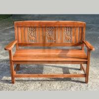 ราคา โซฟากวาง ยาว 120 cm. เฟอร์นิเจอร์ไม้สัก (25066680658)