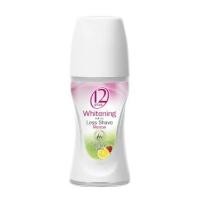 ราคา โรลออน ไวท์เทนนิ่ง เลส เชฟ แอนด์ รีนิว ลูกกลิ้ง ทเวลฟ์พลัส 12PLUS ROLL ON WHITENING LESS SHAVE 40ml. (7458319566)