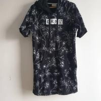 ราคา เดรสสปอร์ต sport dress ยี่ห้อ dkny สั่งมาจากอเมริกา สีดำ ลายดอกไม้ กระเป๋ามีด้านหน้าแบบจิงโจ้ (23882101294)