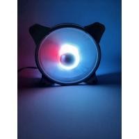 ราคา FAN CASE LED X6 RAINBOW RGB DOUBLE RING AUTO SILENT 120MM/ 120CM CASING FAN (40405814055)