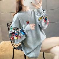 ราคา เสื้อกันหนาวเอลโม่ เสื้อoversize (6070149648)