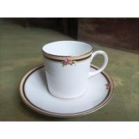 ราคา ชุดแก้วจานwedgwood bone china CLIO made in England 1992 แก้วขนาด6x6.5cm จาน14cmสินค้ามือสองจากตู้ญี่ปุ่น (19994168064)