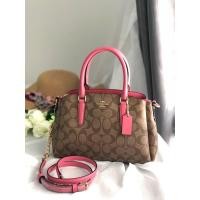 ราคา MINI SAGE CARRYALL IN SIGNATURE CANVAS (COACH F29434) (2855469229)