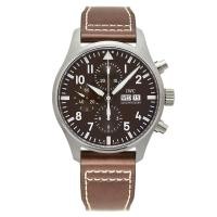 ราคา IWC Brown Disc Three Eyes IW Pilot Weekly Chronograph Automatic Mechanical Watch Male IW377713 (46150941670)