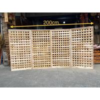 ราคา ฉากกั้นห้องไม้สักแท้พับได้ขนาด200cm.ลายตาราง ฉากกั้นไม้สัก (43916412393)