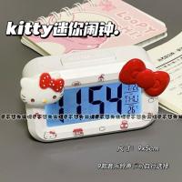 ราคา นาฬิกาปลุก alarm clock ใหม่คิตตี้แมวมินินาฬิกาปลุกส่องสว่างนาฬิกาข้างเตียงน่ารักแบบพกพามัลติฟังก์ชั่นักเรียนหอพักนาฬิกาตั้งโต๊ะ (48852200141)