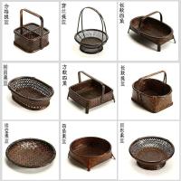 ราคา ทอมือไม้ไผ่ทอชุดน้ําชาโบราณตะกร้าโบราณตะกร้าเก็บย้อนยุคตะกร้าไม้ไผ่สไตล์จีนอุปกรณ์ประกอบฉากภาพ (44602028253)