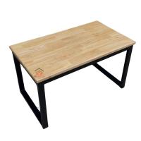 ราคา โต๊ะอเนกประสงค์ หน้าไม้ยางพาราเกรดA สีหน้าไม้ธรรมชาติ ขนาด 45x80x45cm. (หน้ายาว) มีทั้งขาเหล็กสีขาวเเละสีดำ (28287310113)