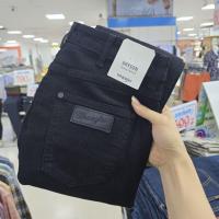 ราคา กางเกงยีนส์ Wrangler ผู้ชาย ทรงBRYSON ขาเดฟ ผ้ายืด สีดำ [รุ่นMBRYF20] (42760772254)