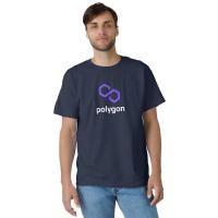 ราคา Polygon Crypto Matic เสื้อยืดผ้าฝ้ายสําหรับทั้งชายและหญิง Distro Clothing (28992961993)