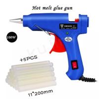 ราคา ปืนยิงกาวร้อน ปืนกาวแท่ง ปืนยิงกาว Super Hot Melt Glue Guns GT-10 100W สีน้ำเงิน kujiru (8876058200)