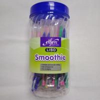 ราคา ปากกาเอลเฟ่นสมูทตี้ ปากกาลูกลื่น ปากกาน้ำเงิน 0.5 มม. Blue ink pen 0.5mm. (2151011663)