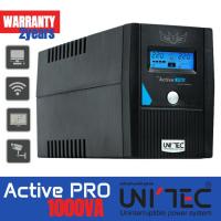 ราคา UNITEC ACTIVE PRO 1000VA/550W เครื่องสำรองไฟ UPS Line interactive with stabilizer (47652342473)