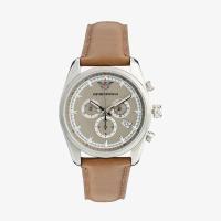 ราคา Emporio Armani นาฬิกาข้อมือผู้ชาย Sportivo Cream Dial Taupe รุ่น AR6040 (4235976367)