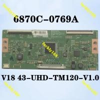 ราคา 6870C-0769A 65 นิ้ว Logic Board 6870C0769A V18_43-65UHD_TM120_v1.0 บอร์ดทีวีสําหรับ LG 65 นิ้ว Logic Tcon การ์ด 6870C-0769A (22946686668)