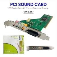 ราคา PCI008 พร้อมส่ง PCI Sound Computer Desktop Card 4.1 Channel (28706683822)
