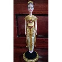 ราคา ชุดไทยบาร์บี้สไบคู่. (28471346491)